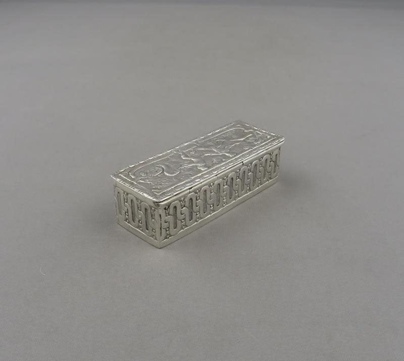 English Sterling Silver Trinket Box