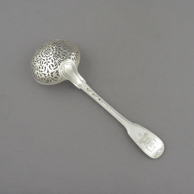 Early French Silver Sugar Sifter - JH Tee Antiques