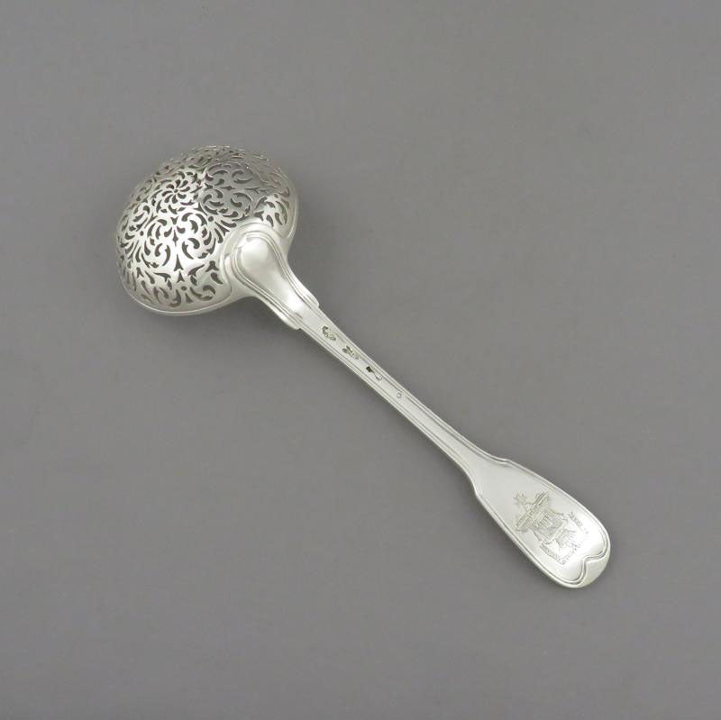 Early French Silver Sugar Sifter - JH Tee Antiques