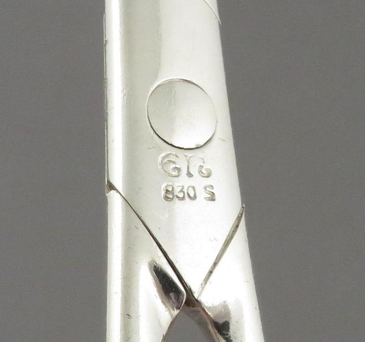 Evald Nielsen Silver Grape Shears - JH Tee Antiques