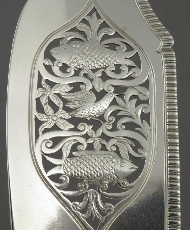 William IV Silver Fiddle Pattern Fish Slice