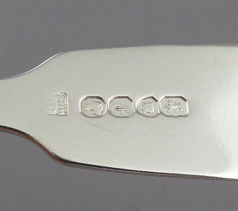 Fiddle Pattern Silver Flatware Service for 6