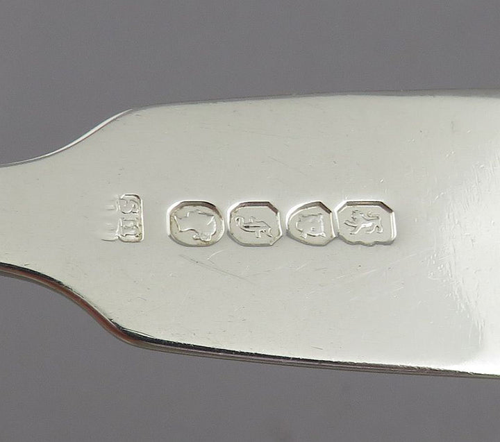 Fiddle Pattern Silver Flatware Service for 6
