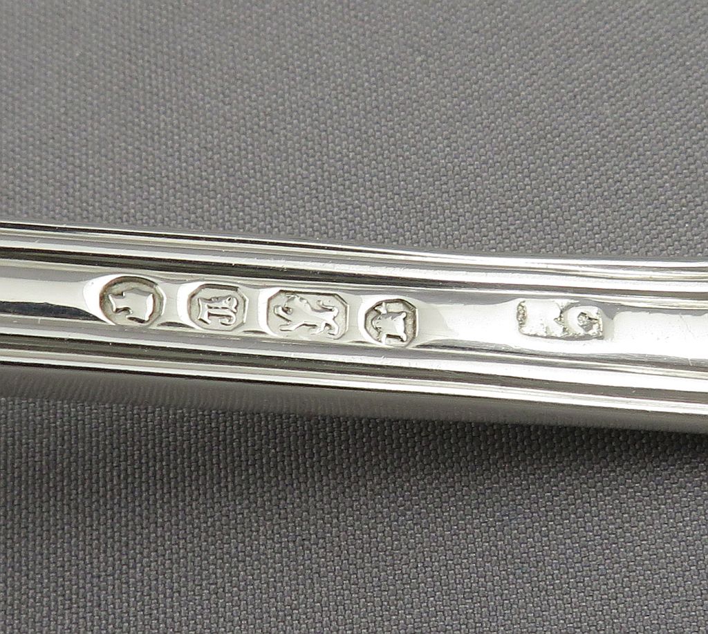 Fiddle Thread and Shell Silver Sugar Sifter - JH Tee Antiques