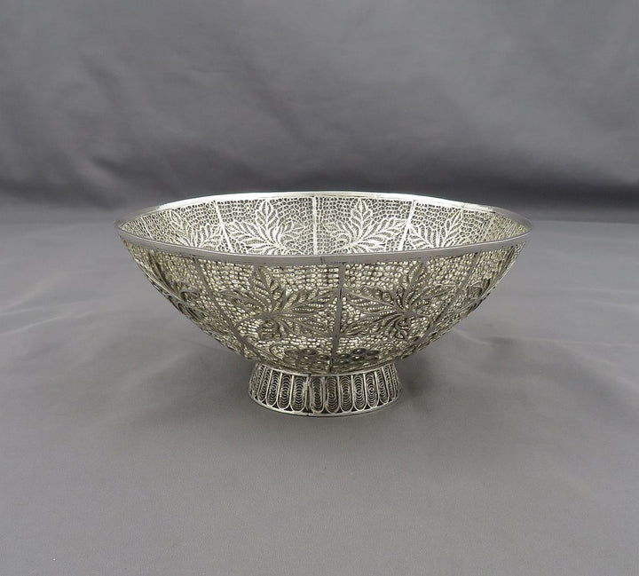Filigree Silver Bowl