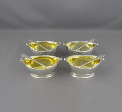 Four George III Sterling Silver Salts