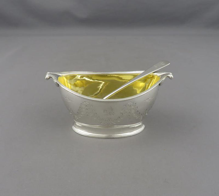 Four George III Sterling Silver Salts - JH Tee Antiques