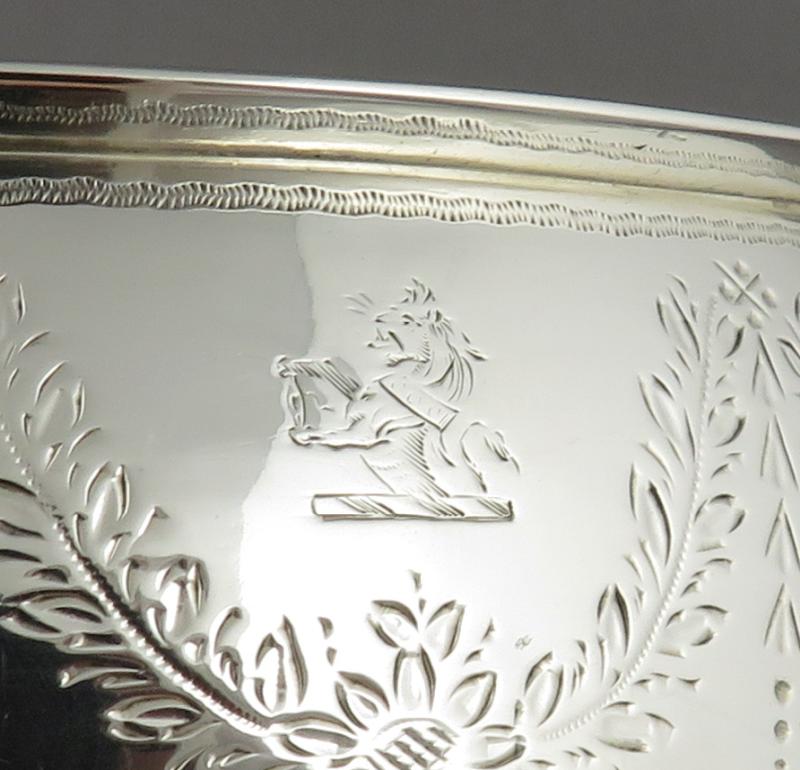 Four George III Sterling Silver Salts