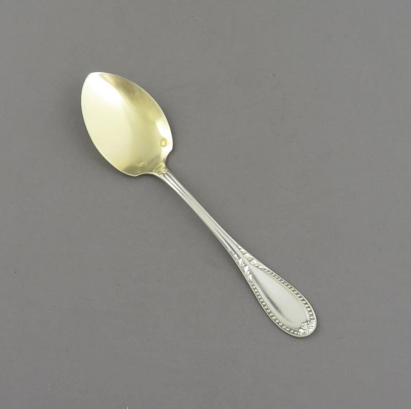 8 French Silver Ice Cream Spoons - JH Tee Antiques