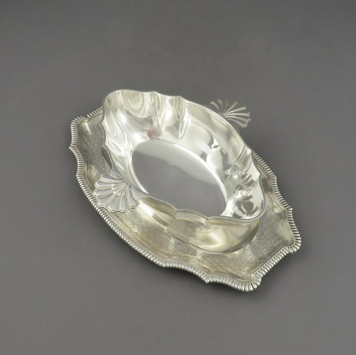 Pair of French 950 Silver Sauce Boats - JH Tee Antiques