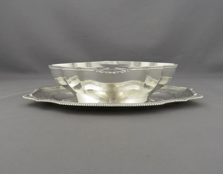 Pair of French 950 Silver Sauce Boats - JH Tee Antiques