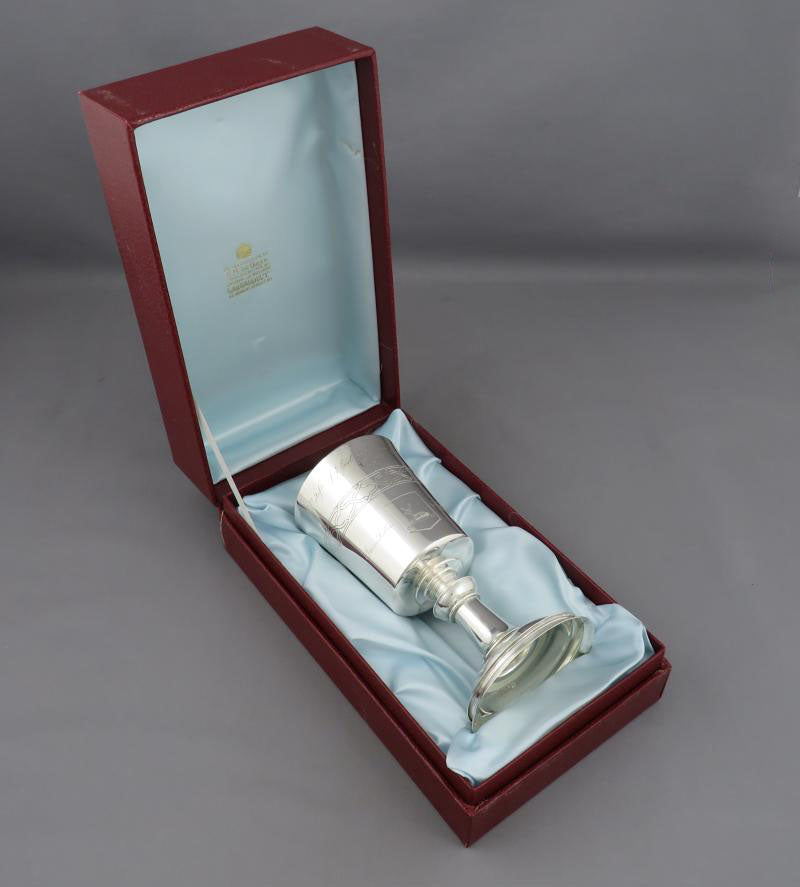 Garrard Sterling Silver Goblet - JH Tee Antiques