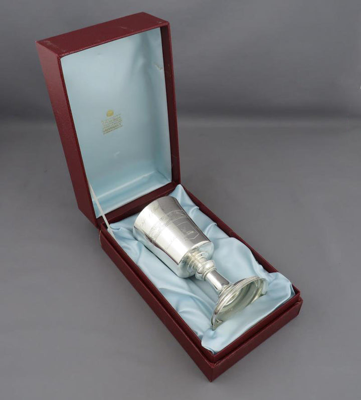 Garrard Sterling Silver Goblet - JH Tee Antiques