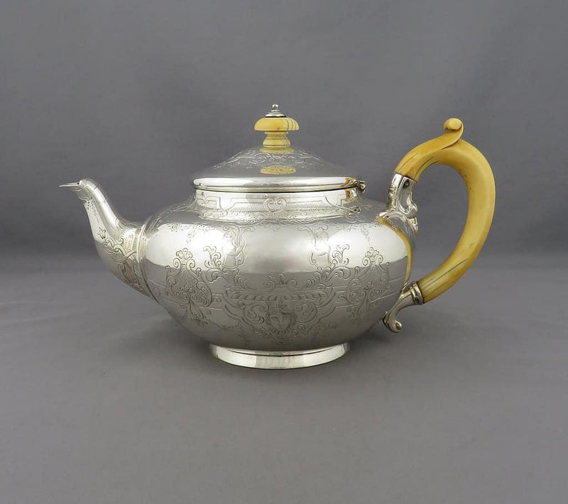 Garrard Silver Tea Service - JH Tee Antiques