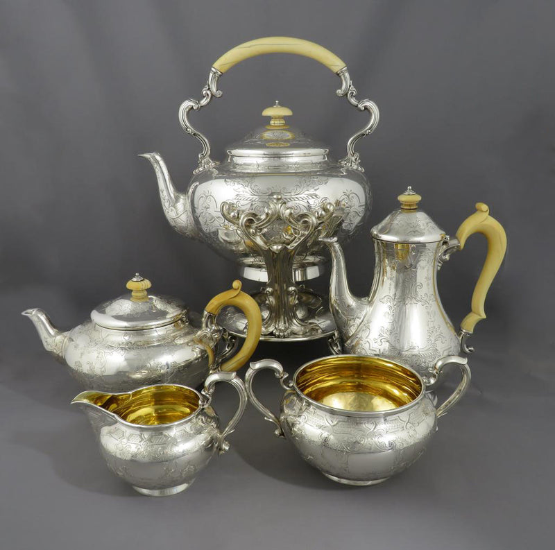 Garrard Silver Tea Service