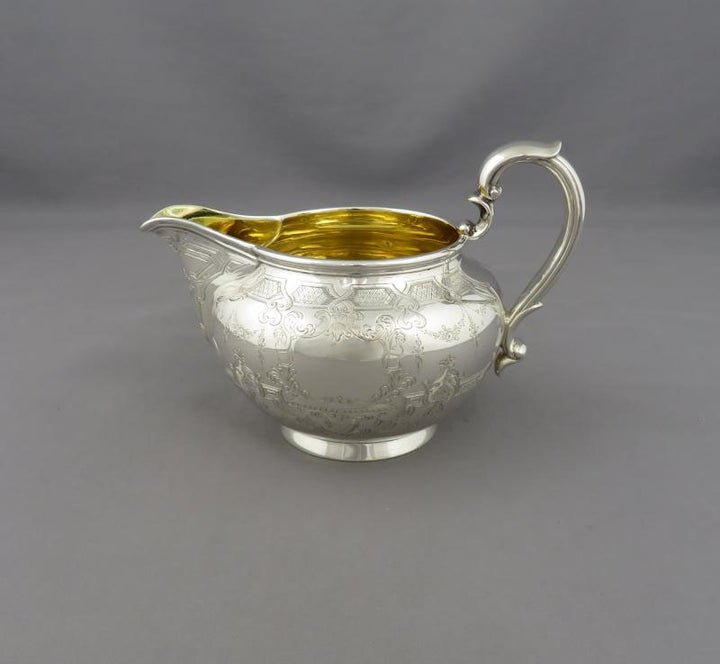 Garrard Silver Tea Service - JH Tee Antiques