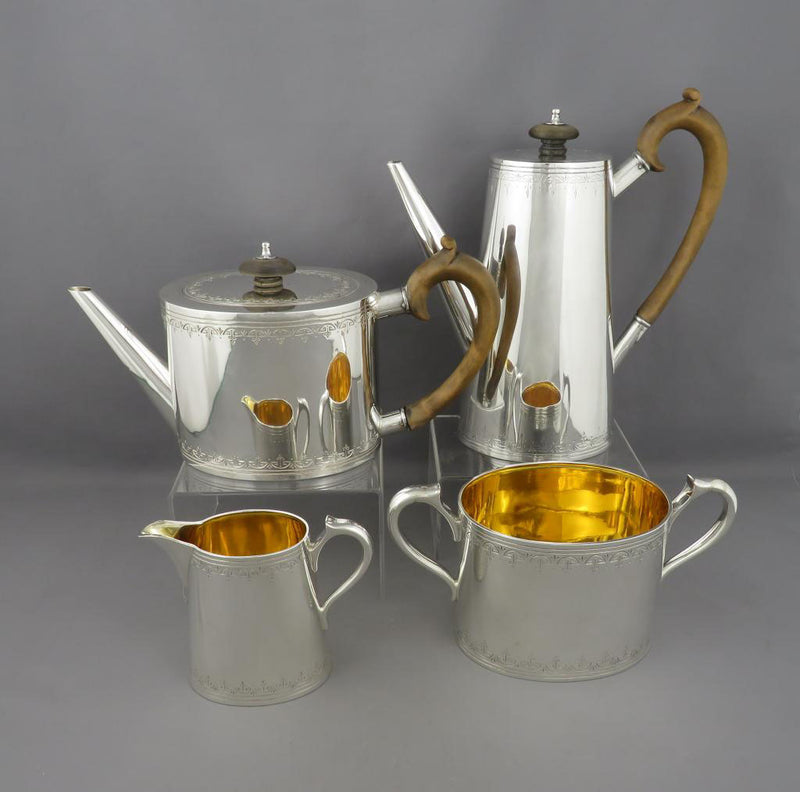 Garrard Sterling Silver Tea Set