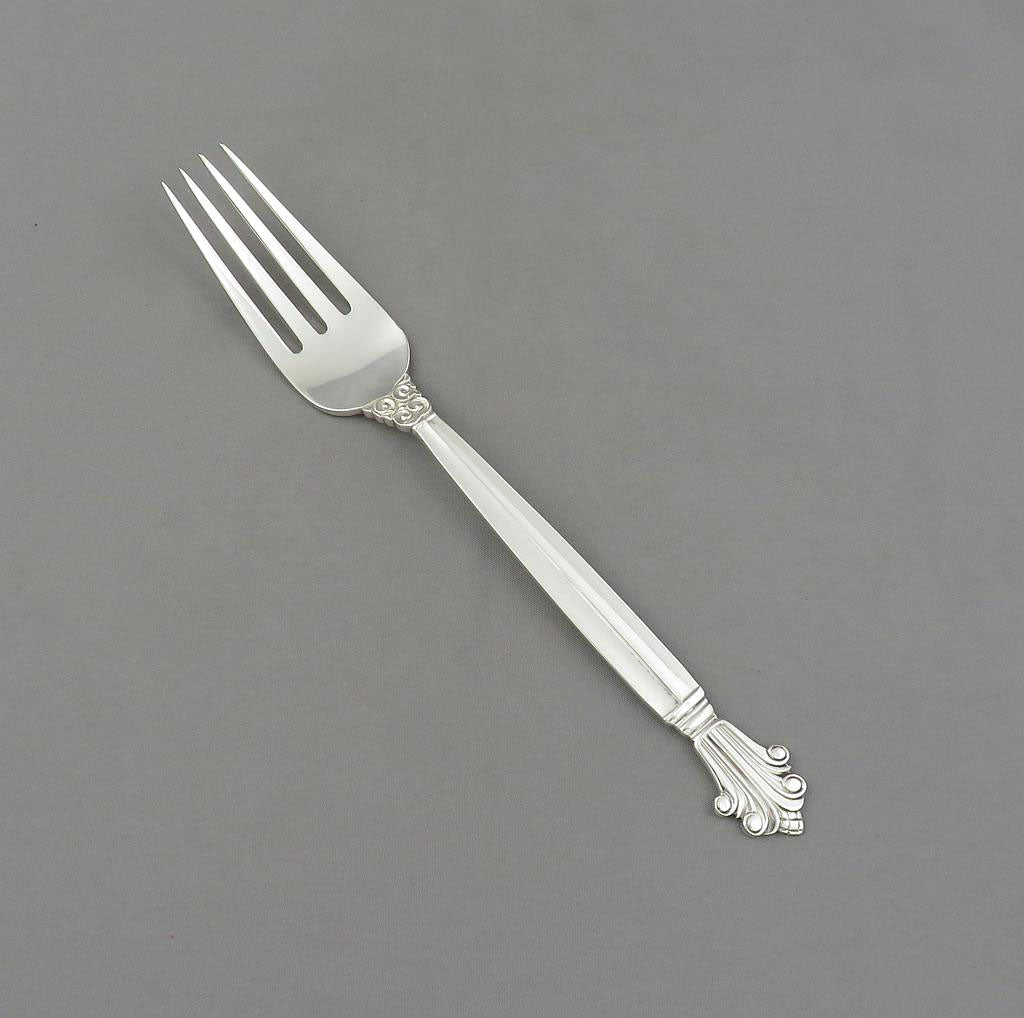 Georg Jensen Acanthus Luncheon Fork - JH Tee Antiques