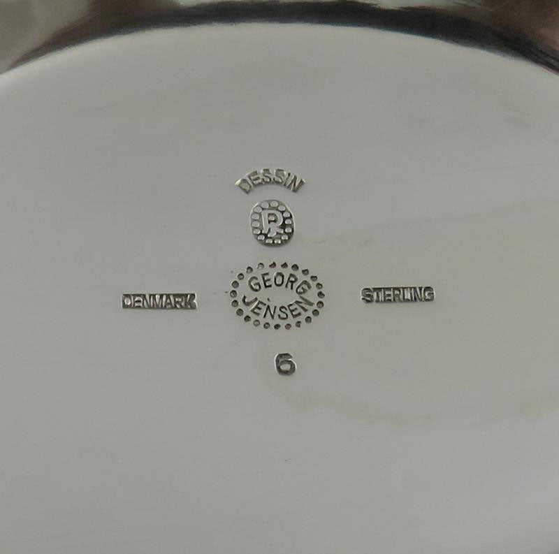 Georg Jensen Silver Bowl No 6 - JH Tee Antiques