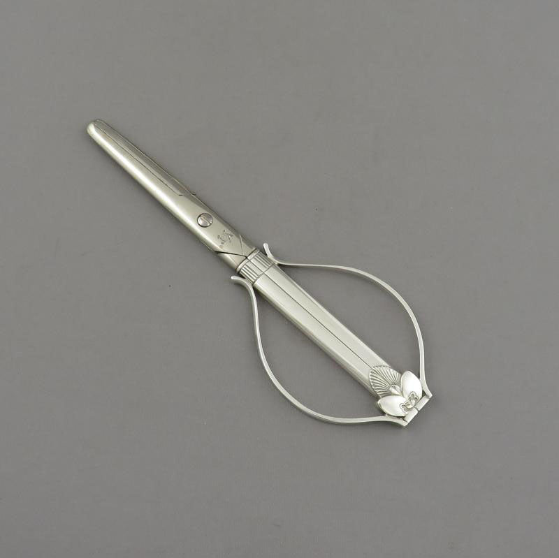 Georg Jensen Sterling Silver Grape Shears - JH Tee Antiques