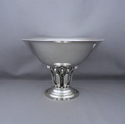 Georg Jensen Silver Centerpiece Bowl #196 - JH Tee Antiques