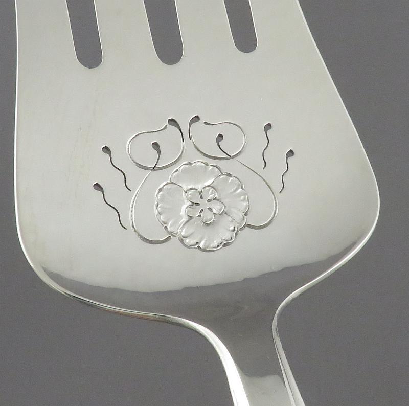 Georg Jensen Ornamental Fish Servers 55 - JH Tee Antiques