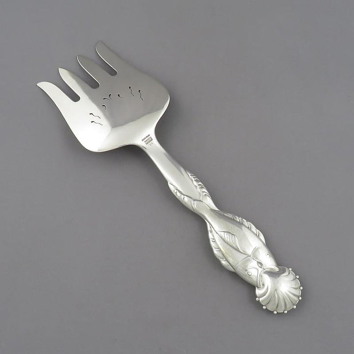 Georg Jensen Ornamental Fish Servers 55 - JH Tee Antiques