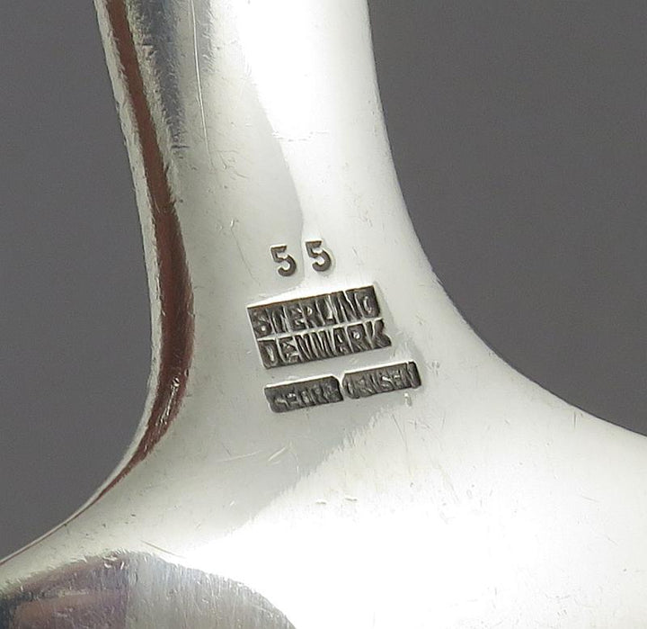 Georg Jensen Ornamental Fish Servers 55 - JH Tee Antiques