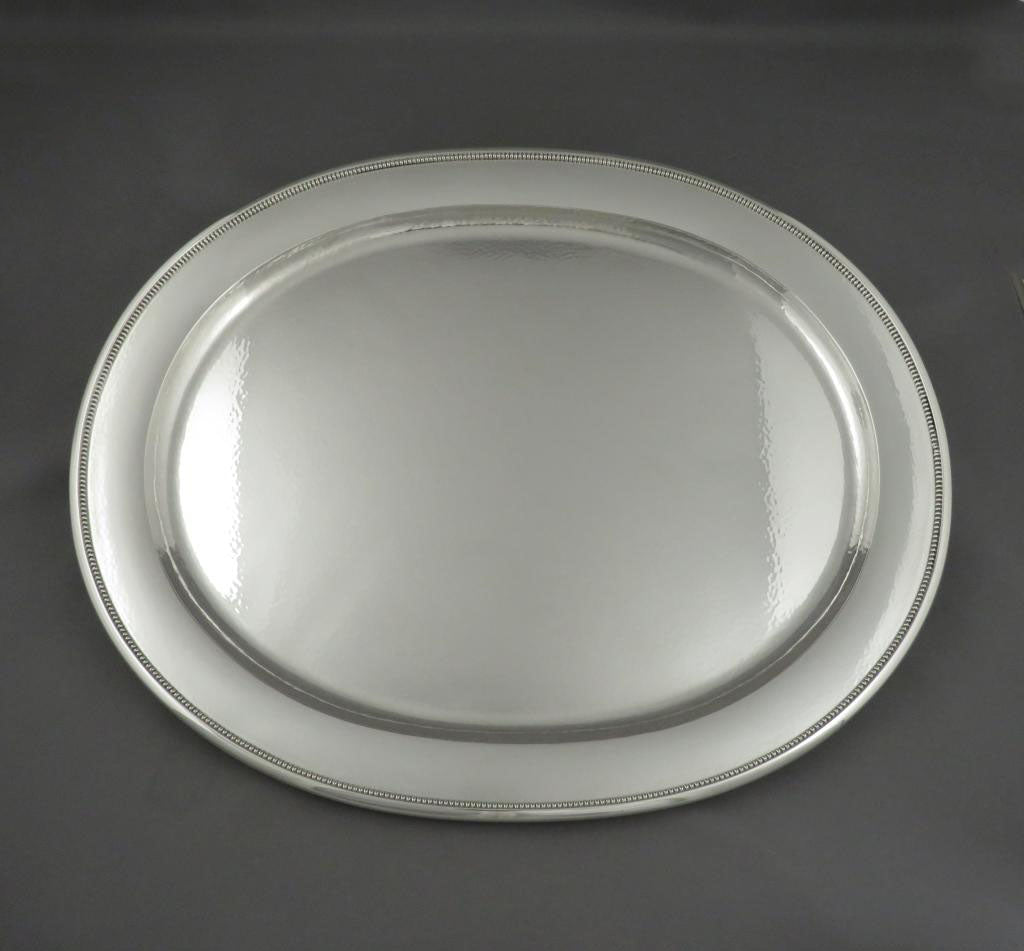 Georg Jensen Sterling Silver Platter 210X - JH Tee Antiques