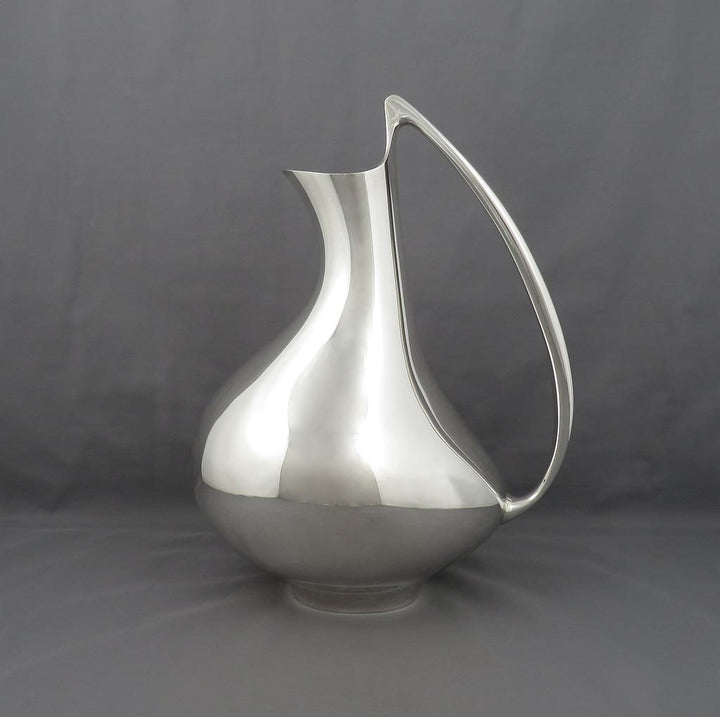 Georg Jensen Pregnant Duck Silver Pitcher - JH Tee Antiques