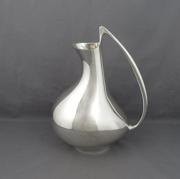 Georg Jensen Pregnant Duck Silver Pitcher - JH Tee Antiques
