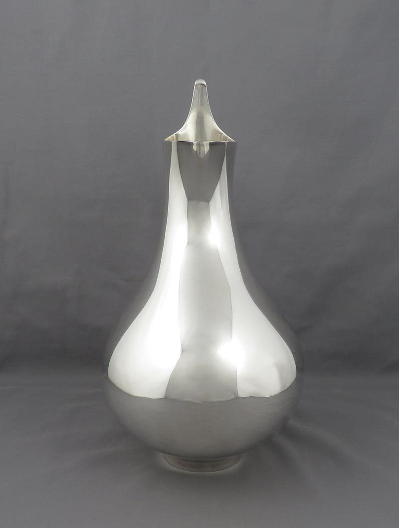 Georg Jensen Pregnant Duck Silver Pitcher - JH Tee Antiques