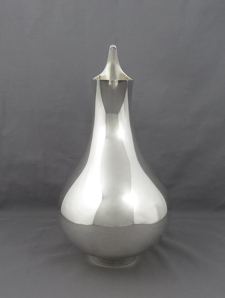 Georg Jensen Pregnant Duck Silver Pitcher - JH Tee Antiques