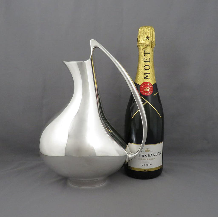 Georg Jensen Pregnant Duck Silver Pitcher - JH Tee Antiques