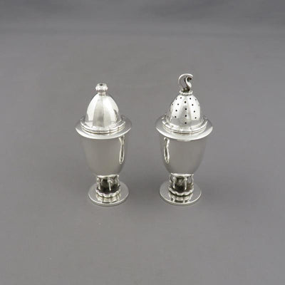 Georg Jensen Blossom Salt and Pepper Shakers 236A - JH Tee Antiques