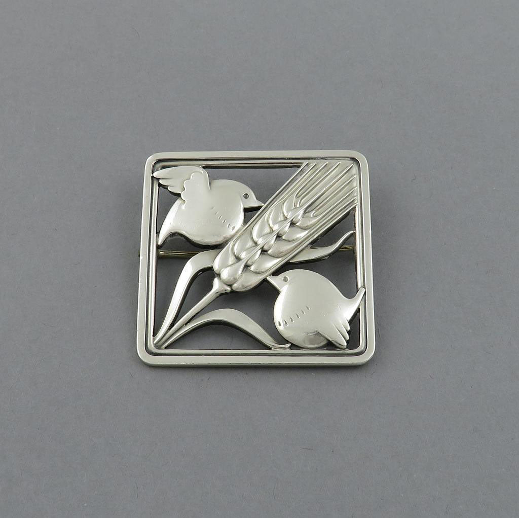 Georg Jensen Silver Brooch #250 - JH Tee Antiques