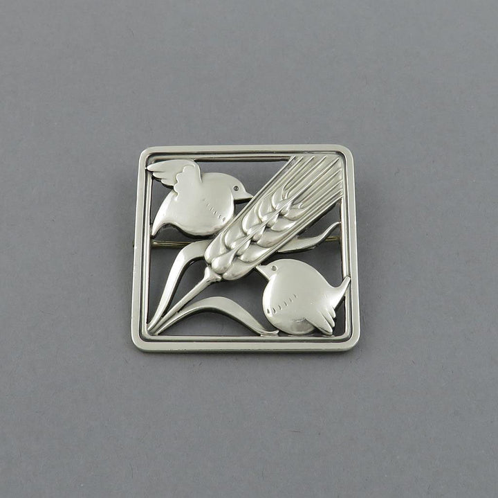 Georg Jensen Silver Brooch 