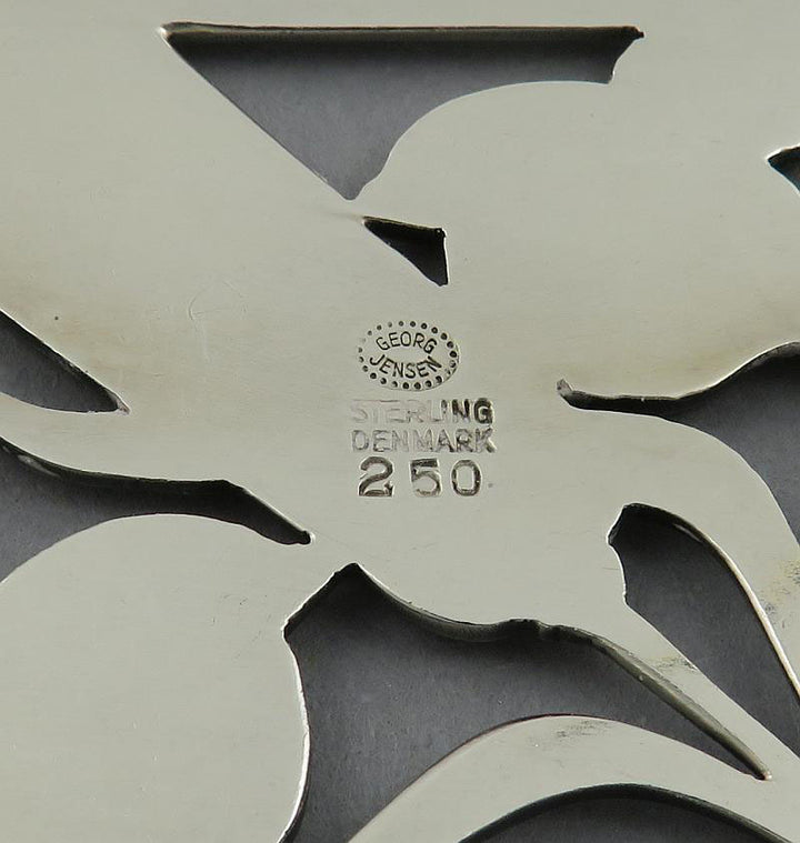 Georg Jensen Silver Brooch 