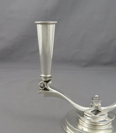 Georg Jensen Silver Pyramid Candelabrum 630A