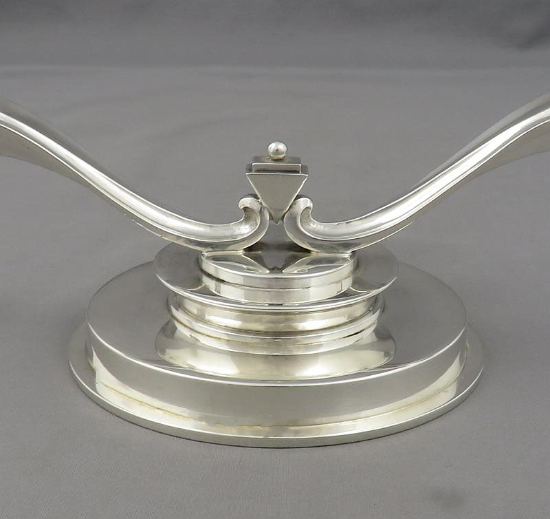Georg Jensen Silver Pyramid Candelabrum 630A - JH Tee Antiques