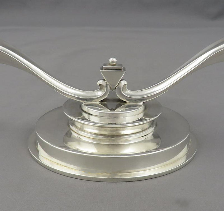 Georg Jensen Silver Pyramid Candelabrum 630A - JH Tee Antiques