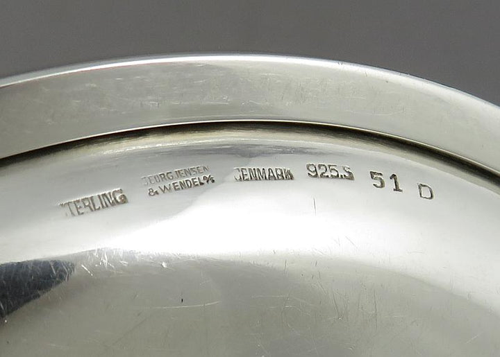 Georg Jensen Sterling Silver Coaster 51D - JH Tee Antiques