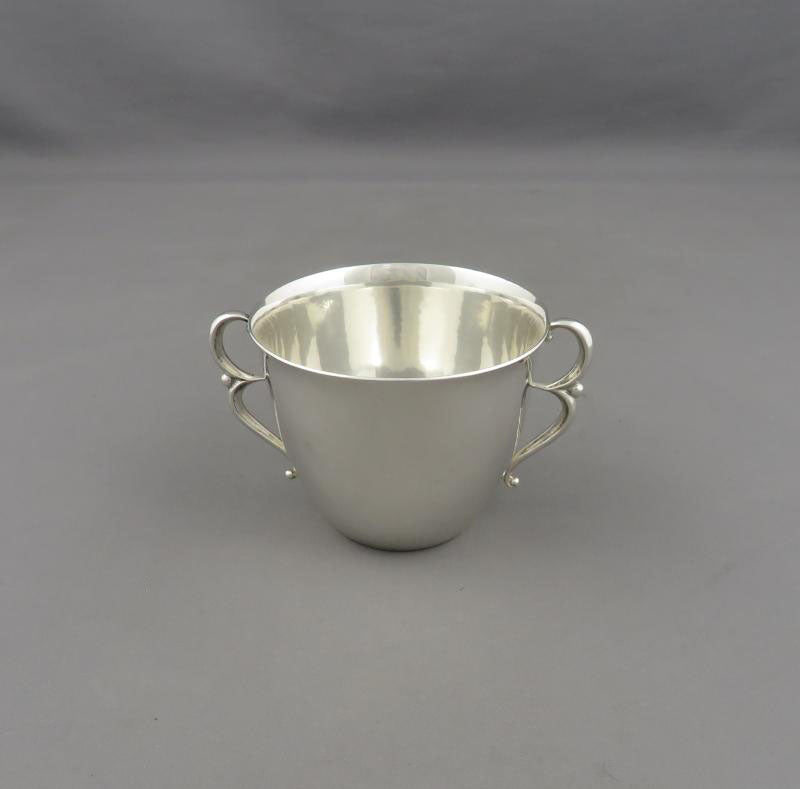 Georg Jensen Silver Two-Handled Cup - JH Tee Antiques