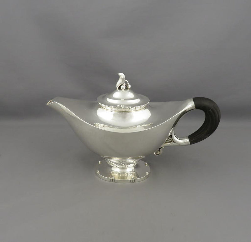 Georg Jensen Sterling Silver Teapot - JH Tee Antiques