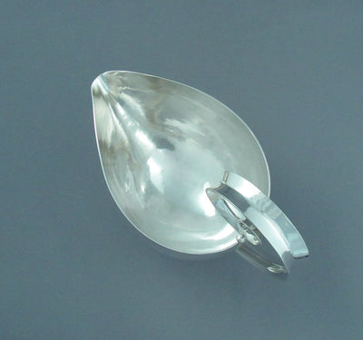 Georg Jensen Sterling Silver Schilling Sauce Boat - JH Tee Antiques