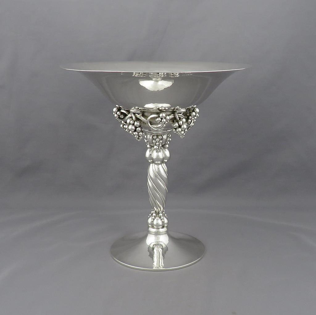 Georg Jensen Silver Tazza 263 - JH Tee Antiques