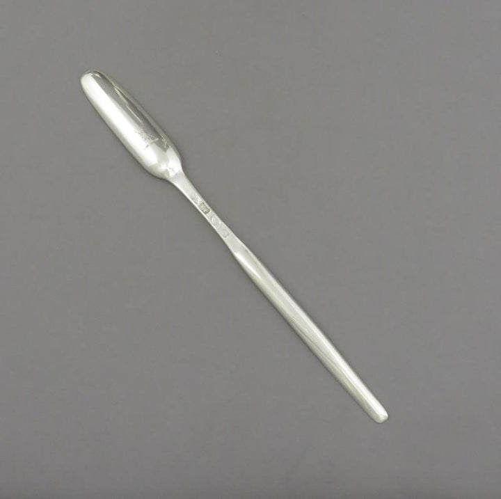 George II Silver Marrow Scoop - JH Tee Antiques
