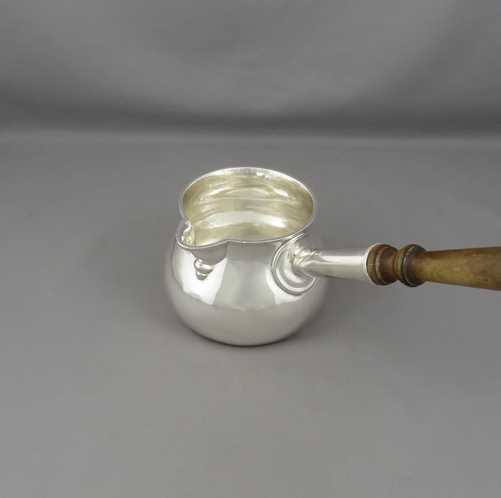George II Silver Brandy Saucepan - JH Tee Antiques