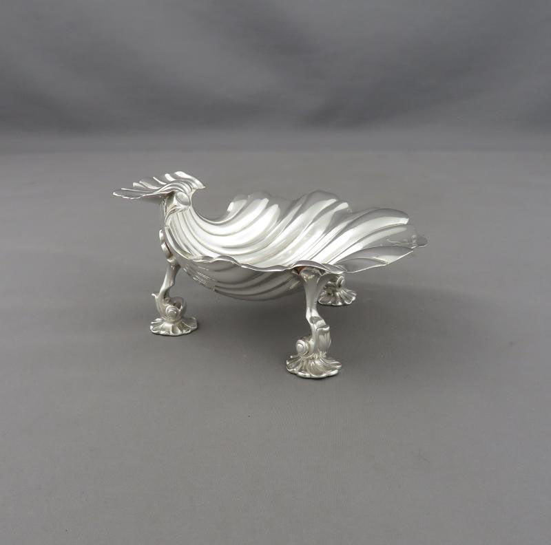 George II Sterling Silver Butter Shell