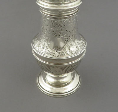 Antique George II Sterling Silver Sugar Caster